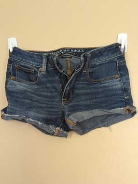 American Eagle Outfitters Indigo Blue Denim Cutoff Shorts
